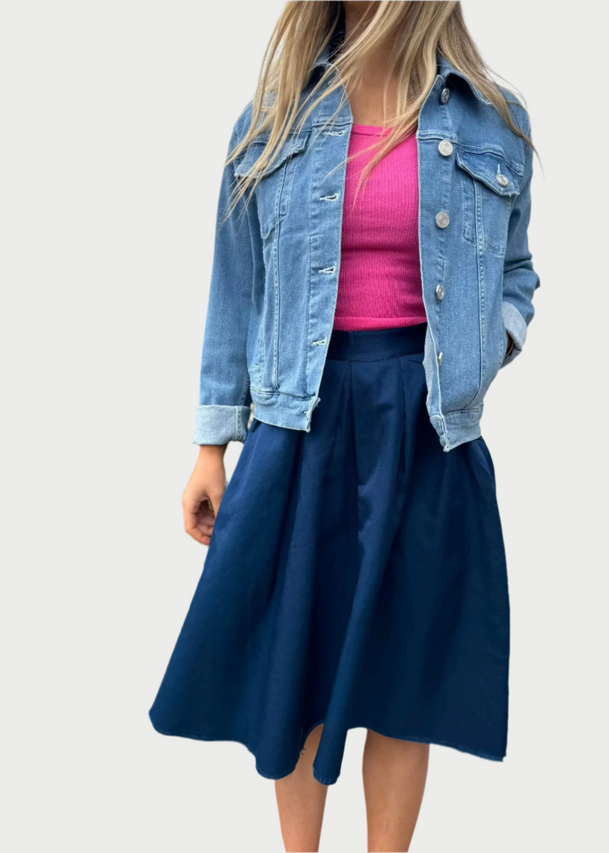 Double Pleated Skirt – WEST2WESTPORT.com