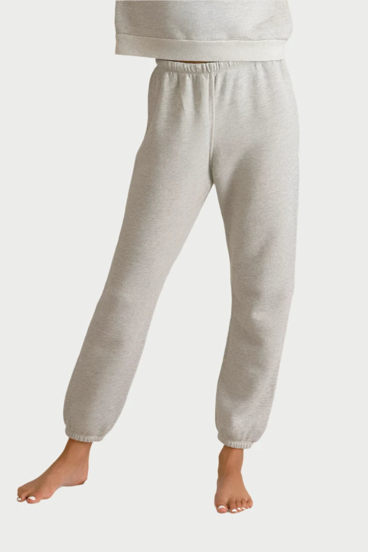 Heather Grey jogger, available at west2westport.com